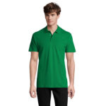 SPRING II Poloshirt Herren 210 g/m² Grün – Vorderansicht