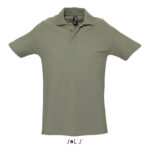 SPRING II Poloshirt Herren 210 g/m² Grün – Vorderansicht