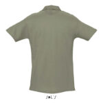 SPRING II Poloshirt Herren 210 g/m² Grün – Rückansicht