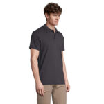 SPRING II Poloshirt Herren 210 g/m² Grau – Seitenansicht