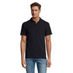 SPRING II Poloshirt Herren 210 g/m² Blau – Vorderansicht