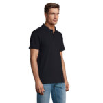 SPRING II Poloshirt Herren 210 g/m² Blau – Seitenansicht
