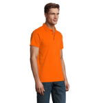 SPRING II Poloshirt Herren 210 g/m² Orange – Seitenansicht
