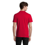 SPRING II Poloshirt Herren 210 g/m² Rot – Rückansicht