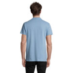 SPRING II Poloshirt Herren 210 g/m² Blau – Rückansicht