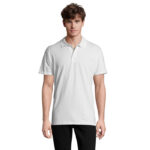 SPRING II Poloshirt Herren 210 g/m² White – Vorderansicht