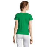 MISS T-Shirt Damen 150 g/m² Grün – Rückansicht
