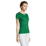 MISS T-Shirt Damen 150 g/m² Grün – Seitenansicht