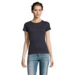 MISS T-Shirt Damen 150 g/m² Blau – Vorderansicht