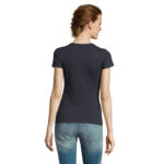 MISS T-Shirt Damen 150 g/m² Blau – Rückansicht