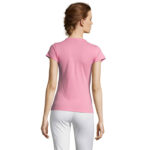 MISS T-Shirt Damen 150 g/m² Rosa – Rückansicht