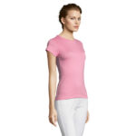 MISS T-Shirt Damen 150 g/m² Rosa – Seitenansicht