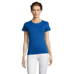 MISS T-Shirt Damen 150 g/m² Blau – Vorderansicht