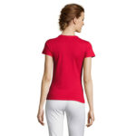 MISS T-Shirt Damen 150 g/m² Rot – Rückansicht