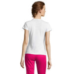 MISS T-Shirt Damen 150 g/m² White – Rückansicht