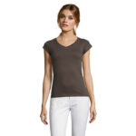 MOON T-Shirt Damen 150 g/m² Grau – Vorderansicht