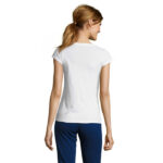 MOON T-Shirt Damen 150 g/m² White – Rückansicht