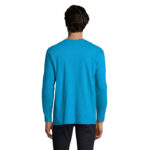 MONARCH T-Shirt Herren 150 g/m² Blau – Rückansicht