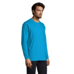 MONARCH T-Shirt Herren 150 g/m² Blau – Seitenansicht
