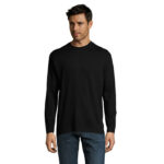 MONARCH T-Shirt Herren 150 g/m² Schwarz – Vorderansicht