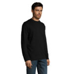 MONARCH T-Shirt Herren 150 g/m² Schwarz – Seitenansicht
