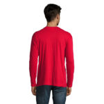 MONARCH T-Shirt Herren 150 g/m² Rot – Rückansicht