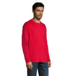 MONARCH T-Shirt Herren 150 g/m² Rot – Seitenansicht