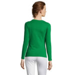 MAJESTIC Langarm-T-Shirt Damen 150 g/m² Grün – Rückansicht