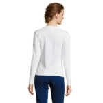 MAJESTIC Langarm-T-Shirt Damen 150 g/m² White – Rückansicht