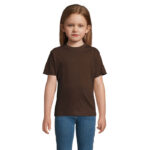 IMPERIAL T-Shirt Kinder 190 g/m² Braun – Vorderansicht