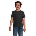 IMPERIAL T-Shirt Kinder 190 g/m² Schwarz – Vorderansicht