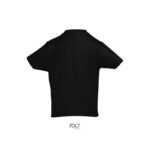 IMPERIAL T-Shirt Kinder 190 g/m² Schwarz – Rückansicht