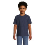 IMPERIAL T-Shirt Kinder 190 g/m² Blau – Vorderansicht