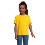 IMPERIAL T-Shirt Kinder 190 g/m² Gold – Vorderansicht
