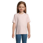 IMPERIAL T-Shirt Kinder 190 g/m² Rosa – Vorderansicht