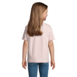 IMPERIAL T-Shirt Kinder 190 g/m² Rosa – Rückansicht