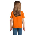 IMPERIAL T-Shirt Kinder 190 g/m² Orange – Rückansicht