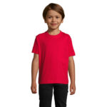 IMPERIAL T-Shirt Kinder 190 g/m² Rot – Vorderansicht