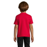 IMPERIAL T-Shirt Kinder 190 g/m² Rot – Rückansicht