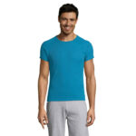 SPORTY T-Shirt Herren Blau – Vorderansicht