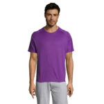 SPORTY T-Shirt Herren Purple – Vorderansicht