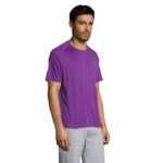 SPORTY T-Shirt Herren Purple – Seitenansicht