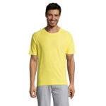SPORTY T-Shirt Herren Gelb – Vorderansicht