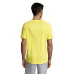 SPORTY T-Shirt Herren Gelb – Rückansicht