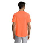 SPORTY T-Shirt Herren Orange – Rückansicht