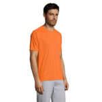 SPORTY T-Shirt Herren Orange – Seitenansicht