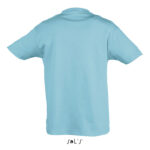 REGENT T-Shirt Kinder 150 g/m² Blau – Rückansicht