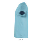 REGENT T-Shirt Kinder 150 g/m² Blau – Seitenansicht