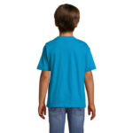 REGENT T-Shirt Kinder 150 g/m² Blau – Rückansicht