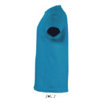 REGENT T-Shirt Kinder 150 g/m² Blau – Seitenansicht